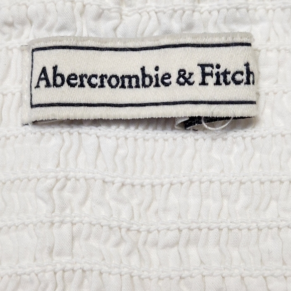 Mini dress White color Cotton Halter dress A&F Size S - Picture 10 of 14